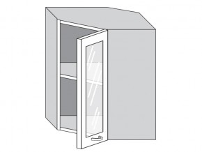 1.60.3у Шкаф настенный (h=720) угловой на 600мм со стекл. дверцей в Новоуральске - novouralsk.магазин96.com | фото