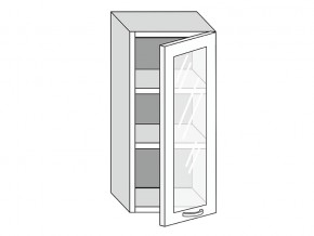 19.40.3 Шкаф настенный (h=913) на 400мм с 1-ой стекл. дверцей в Новоуральске - novouralsk.магазин96.com | фото