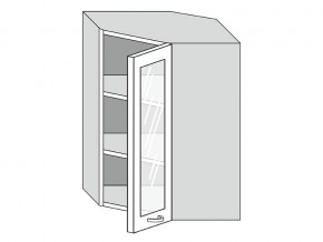 19.60.3у Шкаф настенный (h=913) угловой на 600мм со стекл. дверцей в Новоуральске - novouralsk.магазин96.com | фото