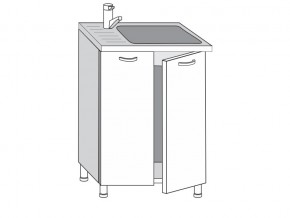2.60.2м Шкаф-стол на 600мм под врезную мойку с 2-мя дверцами в Новоуральске - novouralsk.магазин96.com | фото