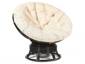 Кресло-качалка Papasan w 23/01 B с подушкой Antique brown, ткань Старт в Новоуральске - novouralsk.магазин96.com | фото