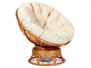 Кресло-качалка Papasan w 23/01 B с подушкой Cognac, ткань Старт в Новоуральске - novouralsk.магазин96.com | фото