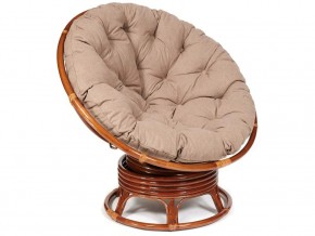 Кресло-качалка Papasan w 23/01 B с подушкой Pecan, экошерсть Коричневый в Новоуральске - novouralsk.магазин96.com | фото