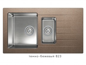 Мойка комбинированная Tolero twist TTS-890 Темно-бежевый 823 в Новоуральске - novouralsk.магазин96.com | фото