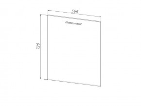 П 60 Комплект для посудомоечной машины 600 мм (цоколь + фасад) ЛДСП в Новоуральске - novouralsk.магазин96.com | фото