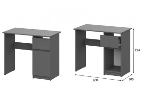 Стол письменный 900 Денвер Графит серый в Новоуральске - novouralsk.магазин96.com | фото