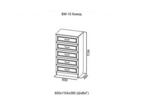 ВМ-10 Комод в Новоуральске - novouralsk.магазин96.com | фото
